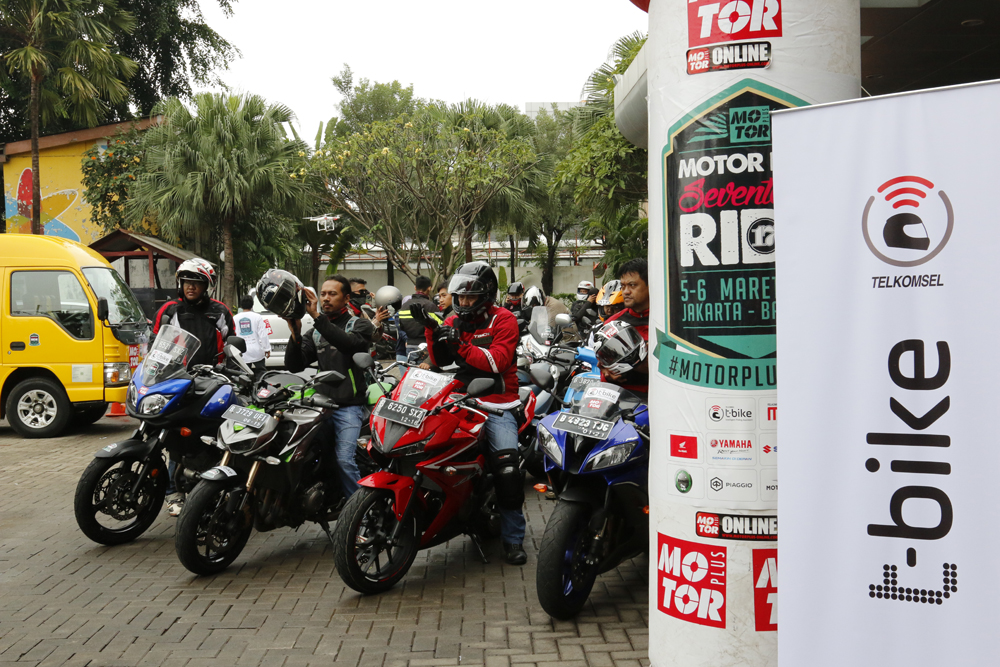 Telkomsel Jajal T-Bike Pada 17 Brand Sepeda Motor