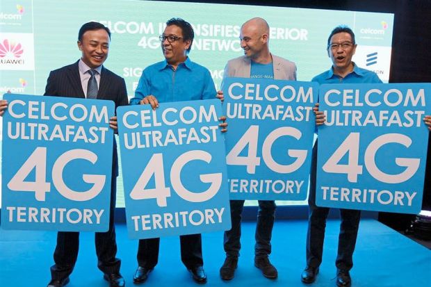 Celcom Axiata Tunjuk Ericsson dan Huawei Untuk Gelar Jaringan LTE