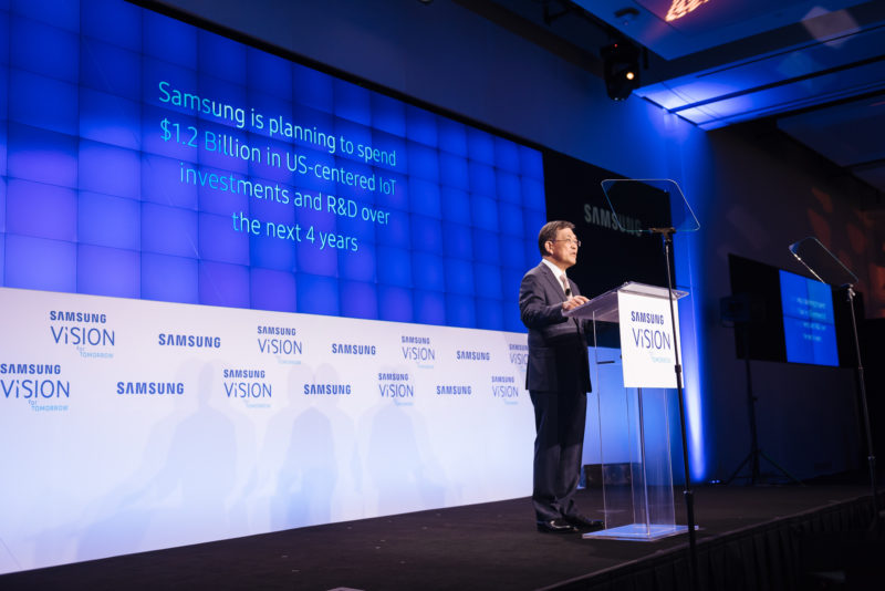Samsung Investasi 1.2 Miliar US$ Untuk IoT di Amerika