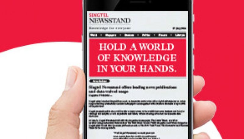 Singtel Kenalkan Layanan Newsstand untuk Para Pelanggan