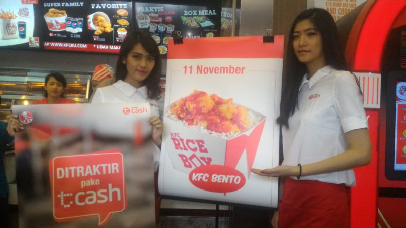 TCash Kini Tersedia Secara Nasional Dengan Gandeng KFC