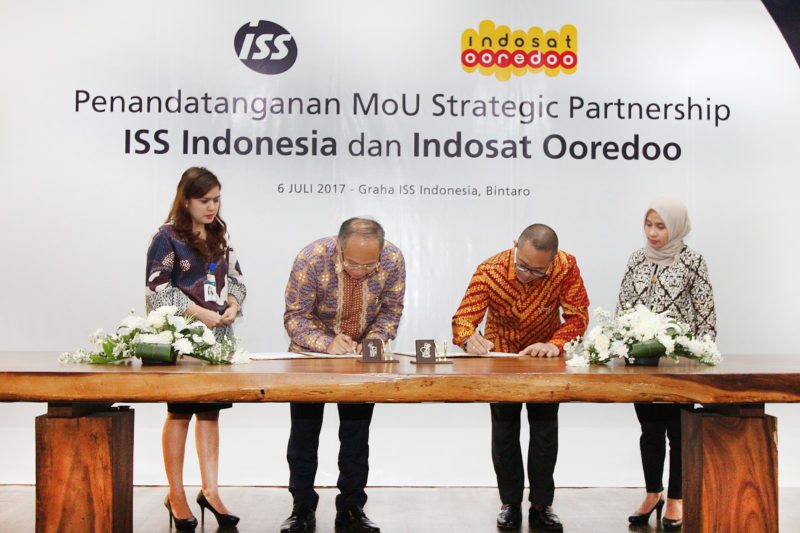 ISS Indonesia Kerjasama Strategis Dengan Indosat Ooredoo 