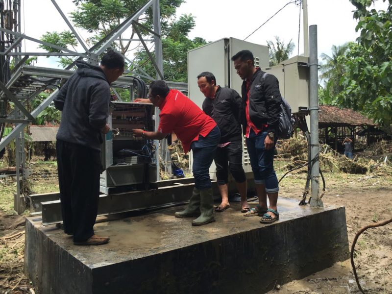 Layanan Telkomsel Tetap Normal Pasca Bencana Banjir Bandang dan Longsor di Pangandaran