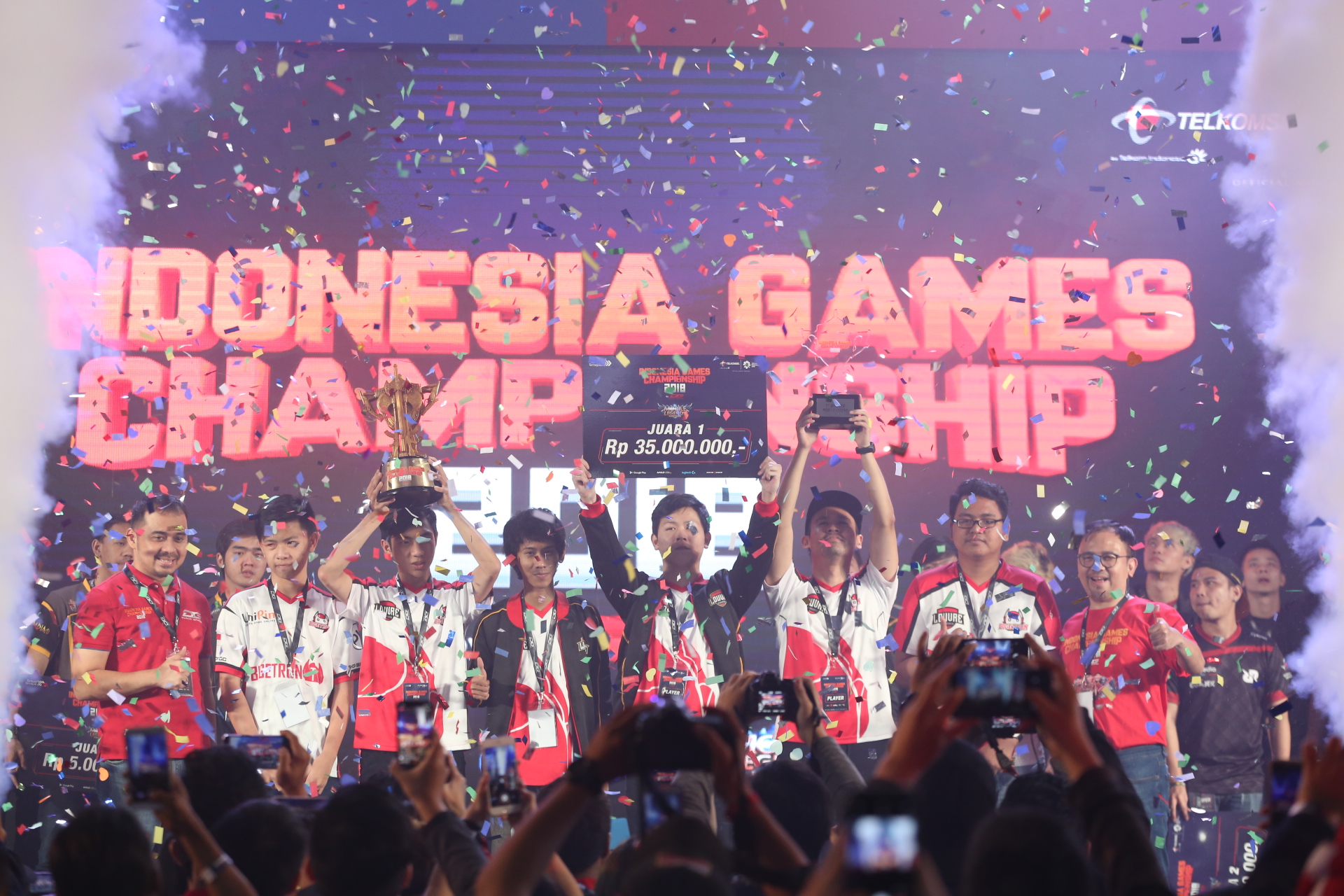 Telkomsel Umumkan Juara Indonesia Games Championship 2018