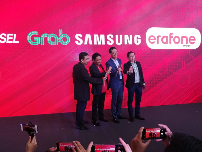 Grab Gandeng Telkomsel, Samsung dan Erafone Demi Kesejahteraan Pengemudi