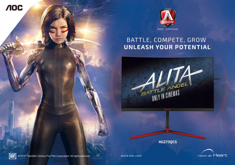 AOC dan Twentieth Century Fox Promo Film Alita: Battle Angel