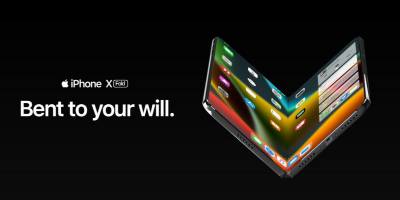 Ini Bocoran Tampang dari iPhone Lipat, iPhone X Fold