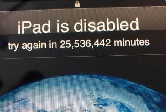 Balita Kunci Password iPad Ayahnya sampai 50 Tahun