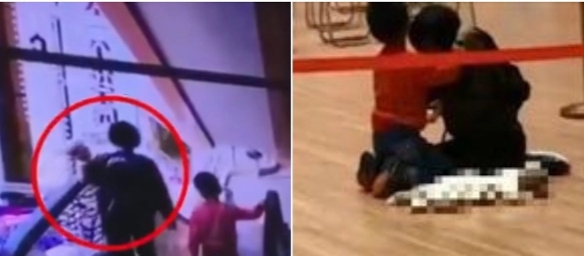 Tragis! Bayi Jatuh dari Eskalator Terekam CCTV, Netizen Ngamuk!