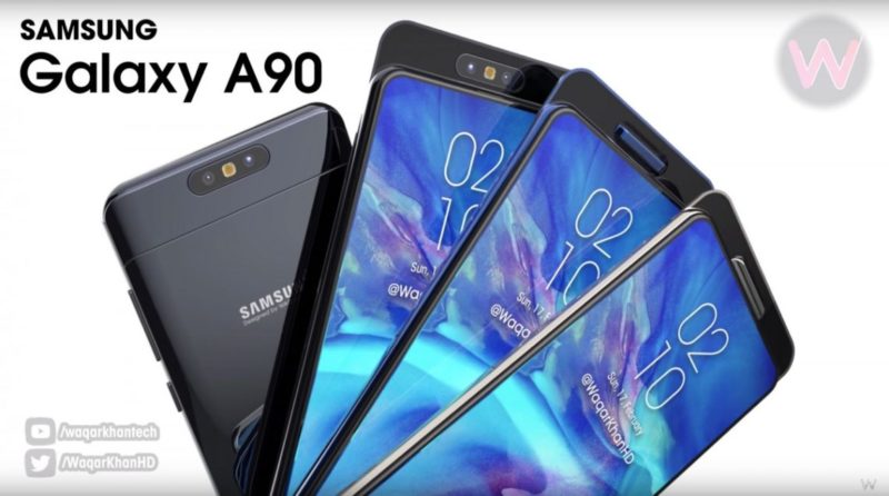 Bocoran Spesifikasi Samsung Galaxy A90, Ada “Kamera Berputar” 48MP!