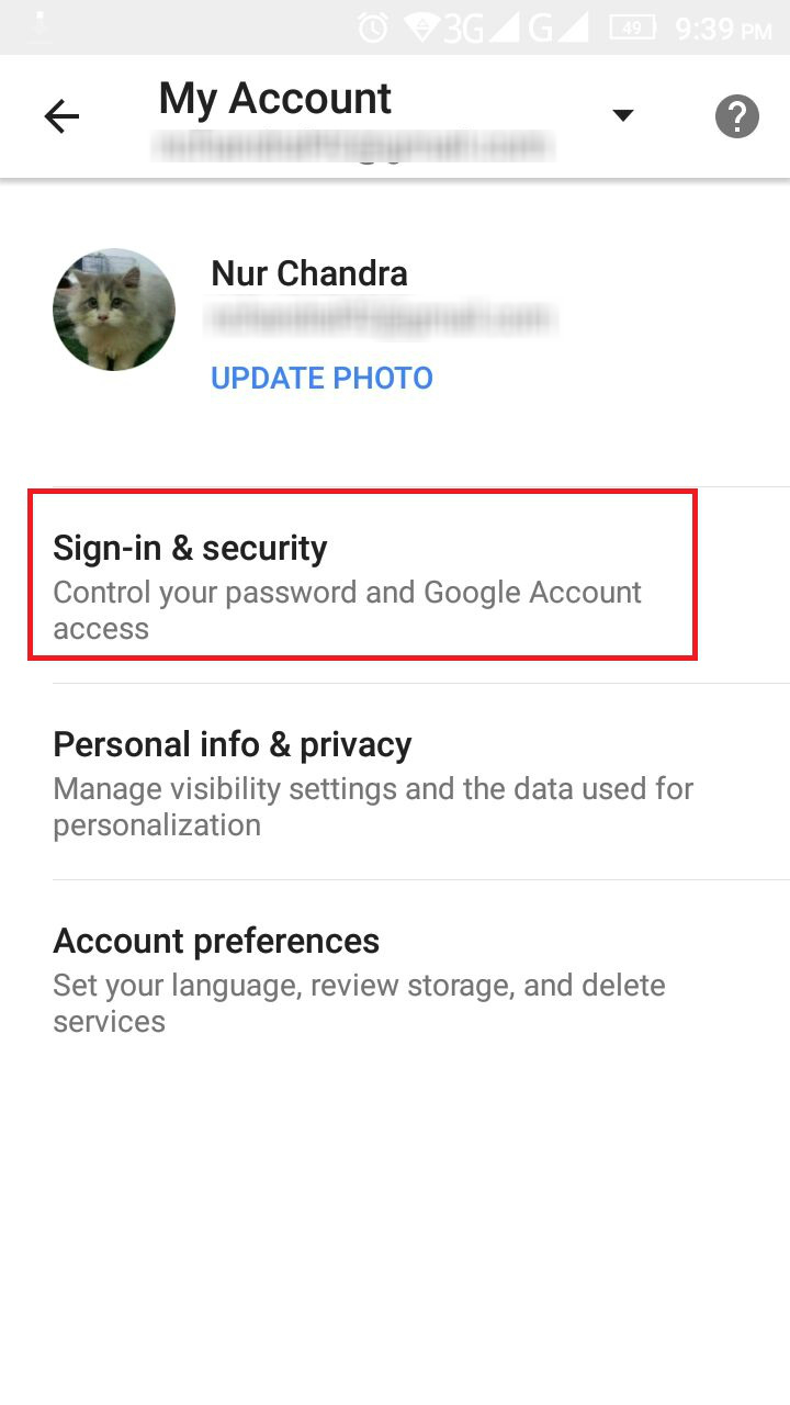 Ganti Password Gmail (telset.id | nur chandra)