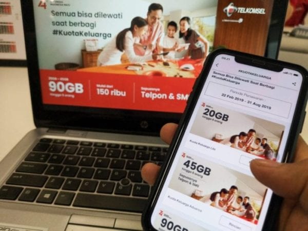 Paket Kuota Keluarga Telkomsel Hadir, Harga Mulai Rp 150 Ribu