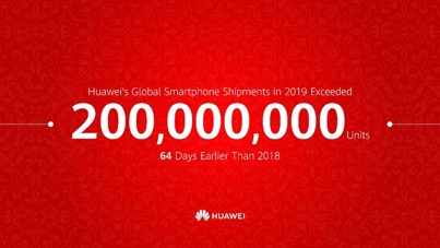 Sepanjang 2019, Huawei Klaim Berhasil Jualan 200 Juta Smartphone