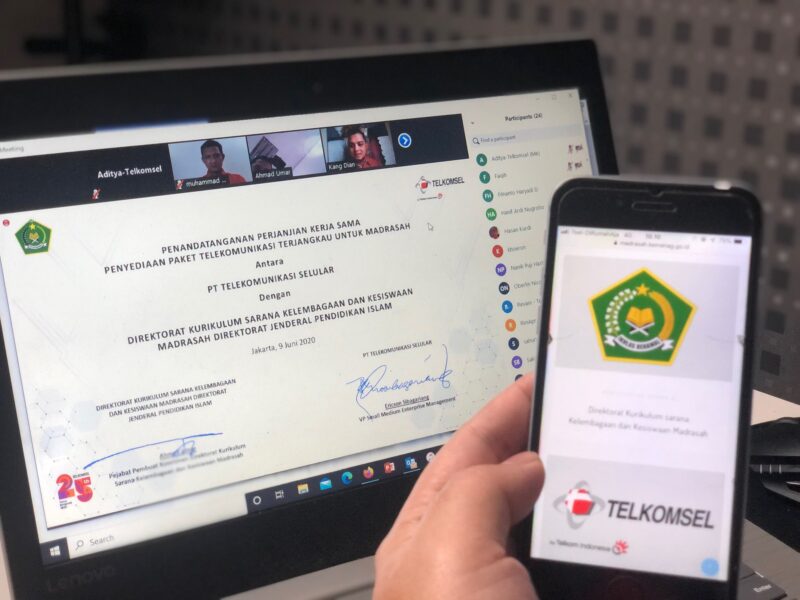 Telkomsel Sediakan Kuota Terjangkau Buat Madrasah