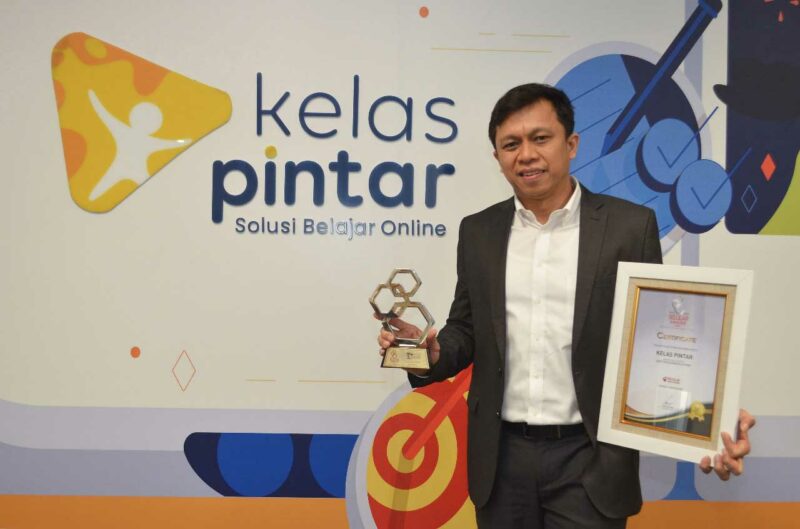 Permudah Belajar Online, Kelas Pintar Dianugerahi Best Education Platform