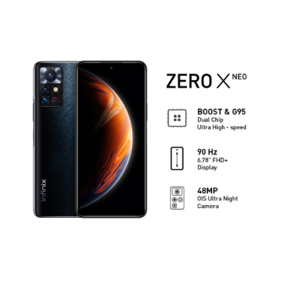 Infinix Zero X Neo Smartphone [ Ram 8GB / Rom 128GB ] - Garansi Resmi Nebula Black BEJANA