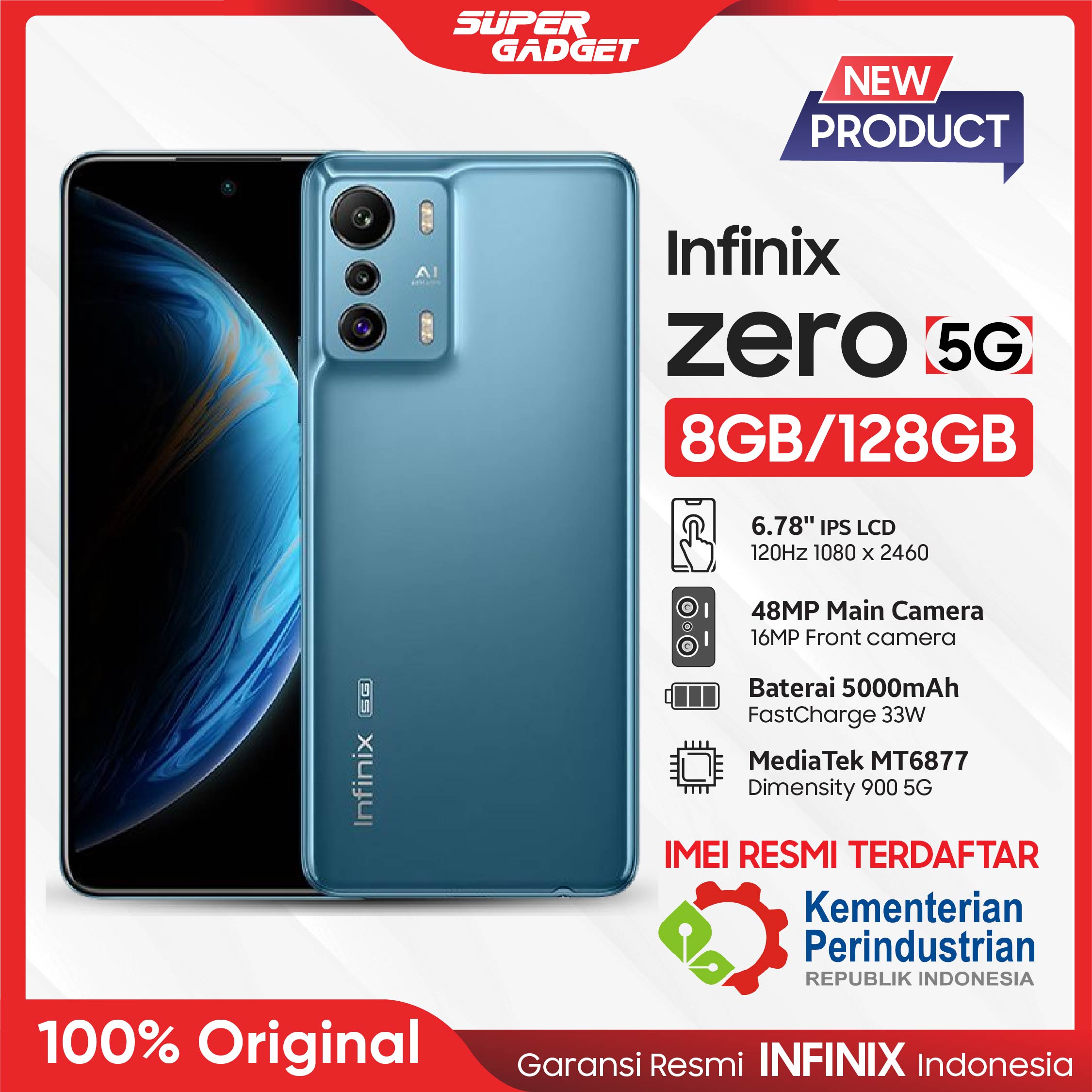 Infinix Zero X 5G 8/128 8GB 128GB RAM 8 ROM 128 GB HP Smartphone Android Original Garansi Resmi Handphone Terbaru Hp Murah Promo Infinix Terbaru