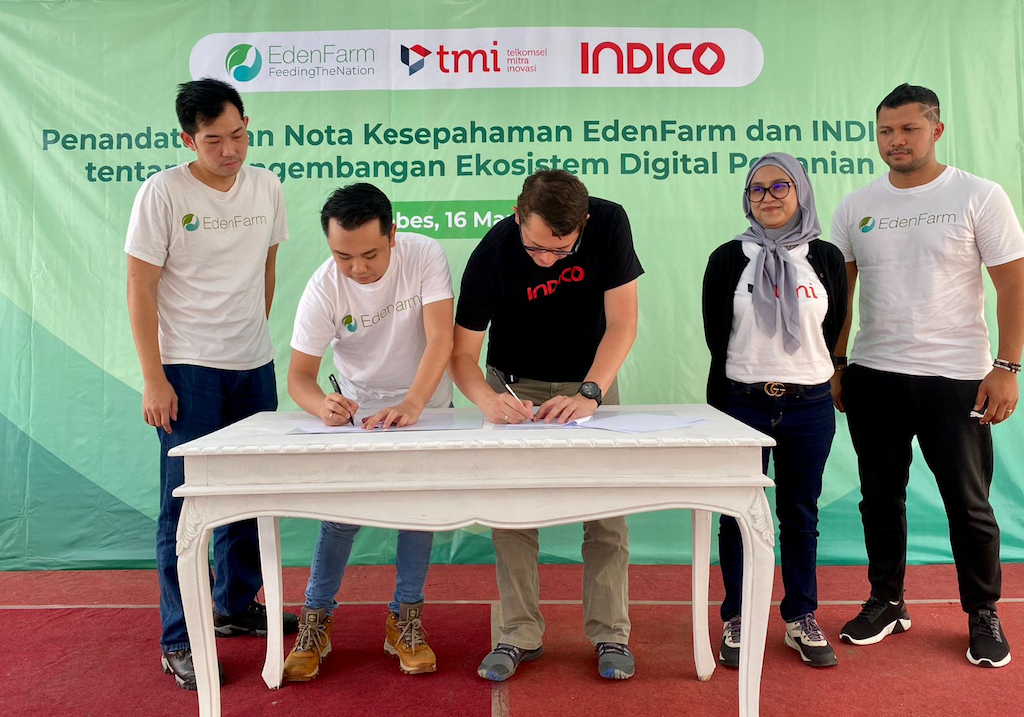 EdenFarm dan INDICO, Kolaborasi Untuk Digitalisasi Pertanian