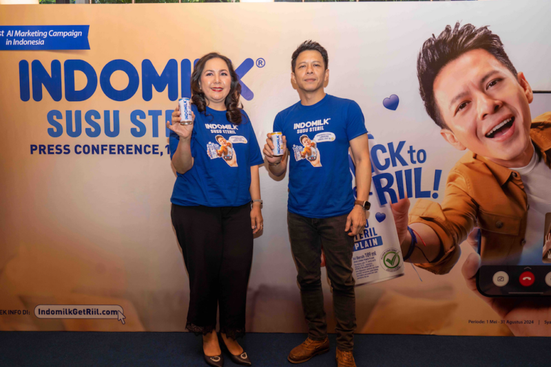 Pakai AI, Indomilk Steril “Click to get Riil!” Bisa Video Call Dengan Ariel Noah