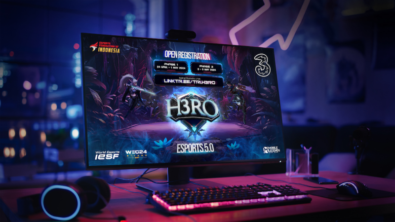 Tri Kembali Gelar H3RO Esports 5.0, Hadiahnya Rp.300 Juta!
