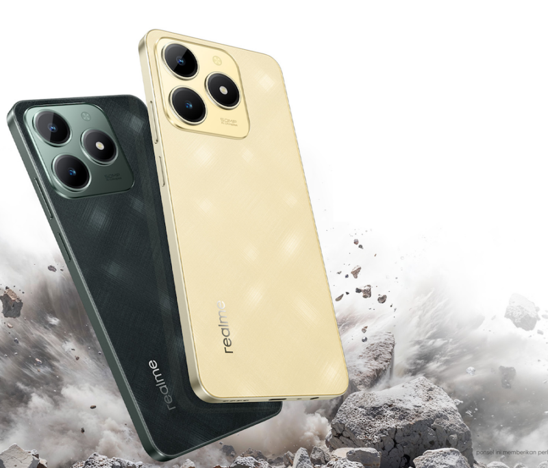 Realme C61, Hadir Dengan RAM 24GB dan Tahan Banting