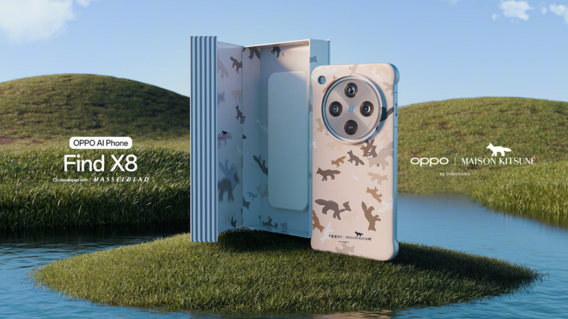 Oppo Gandeng Maison Kitsuné, Jangkau Konsumen High-end