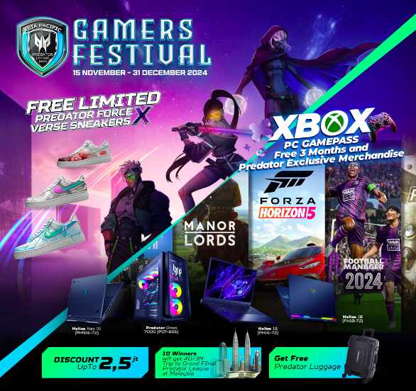 Acer Predator Gamers Festival, Ada Diskon Rp.2.5 juta!