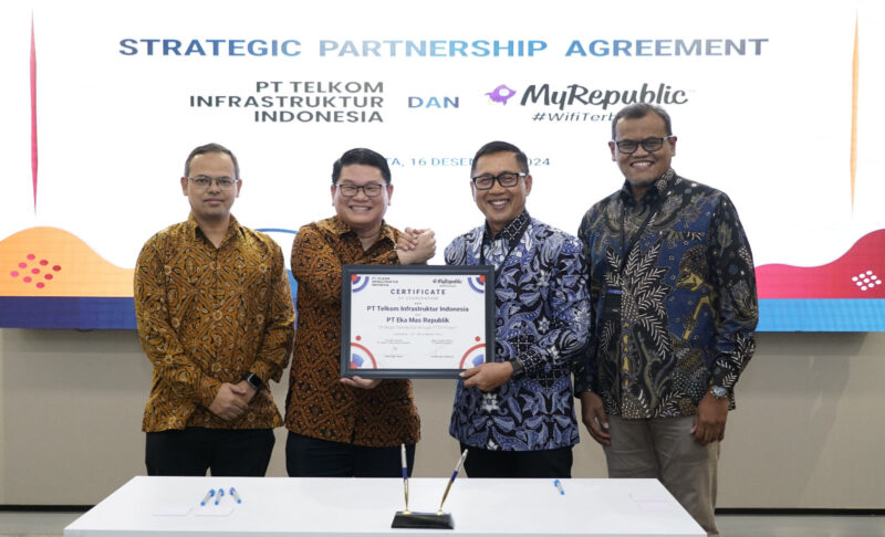 Telkom Infrastruktur Indonesia dan MyRepublic, Kolaborasi Hadirkan Akses Internet Berkualitas