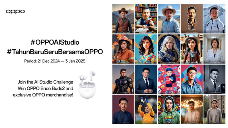 Manfaatkan Oppo AI Studio,  Ucapan dan Harapan pun Jadi Lebih Berseni!