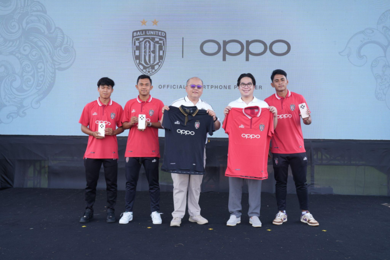Kolaborasi Perdana Oppo dan Bali United