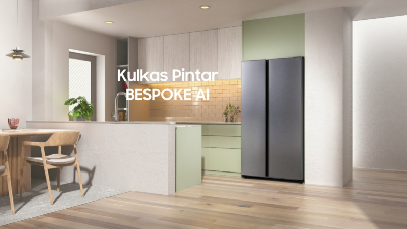 Kulkas Pintar Samsung BESPOKE AI, Hemat Energi Berkapasitas Besar!