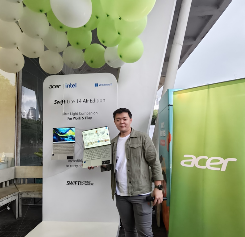Acer Swift Lite 14 Air Edition, Laptop AIDengan Desain Super Ringan!