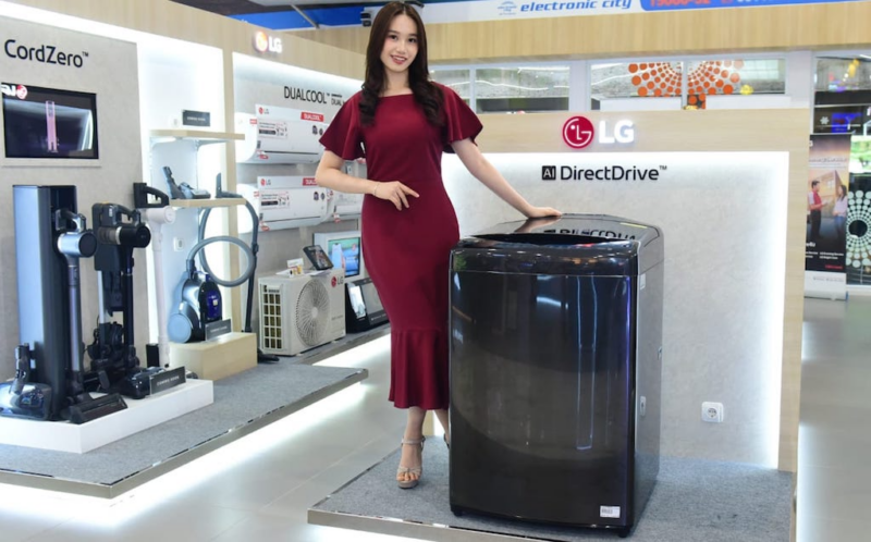 LG Hadirkan Mesin Cuci Top Loading Kapasitas Besar Berteknologi AI