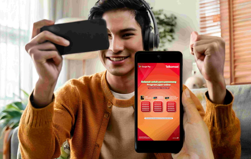 Telkomsel Apresiasi Pelanggan, Ini Pemenang Undian Jajan Online 2024!