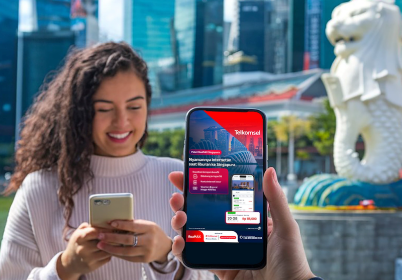 Telkomsel Hadirkan Paket RoaMAX dan Kupon Diskon GoCar di Singapura