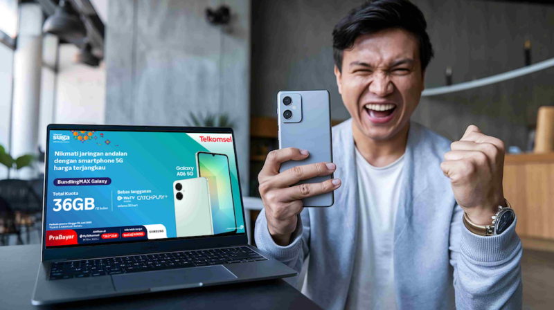 Telkomsel Hadirkan Paket BundlingMAX Samsung Galaxy A06 5G
