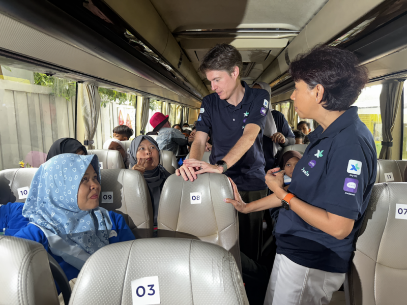 XL Axiata Gelar Mudik Bareng, Ratusan Pemudik Pulang Kampung Gratis