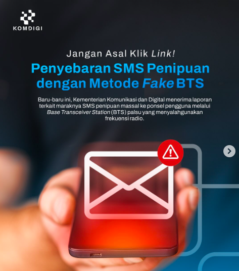 Awas SMS Penipuan Dari Fake BTS, Bisa Kuras Rekening!