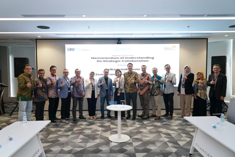Content image for article: Telkom dan Zoom Kerja Sama Hadirkan Solusi AI untuk B2B