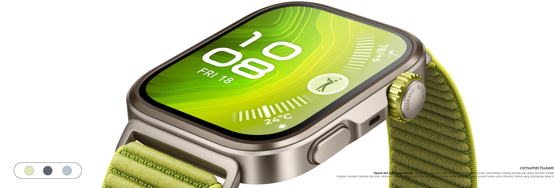 Content image for article: HUAWEI WATCH FIT 4 Series Resmi Dirilis, Harga Mulai Rp1,8 Juta