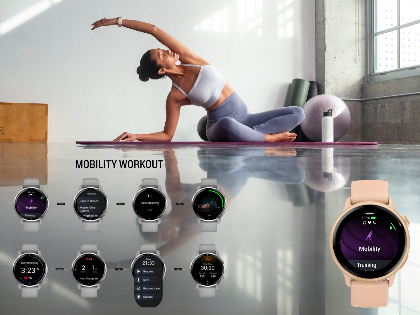 Content image for article: Garmin vívoactive 6: Solusi Mobility Workouts untuk Kebugaran Holistik