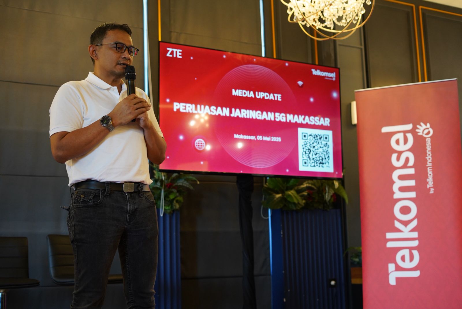 Content image for article: Telkomsel Perluas Jaringan 5G di Makassar, Dongkrak Ekonomi Digital Indonesia Timur