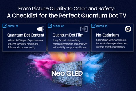 Beberapa faktor yang harus diperhatikan saat memilih TV quantum dot berkualitas tinggi