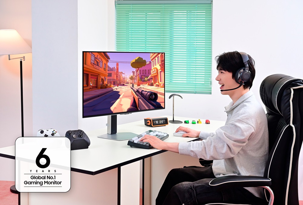 Content image for article: Samsung Kuasai Pasar Monitor Gaming Global 6 Tahun Berturut-turut