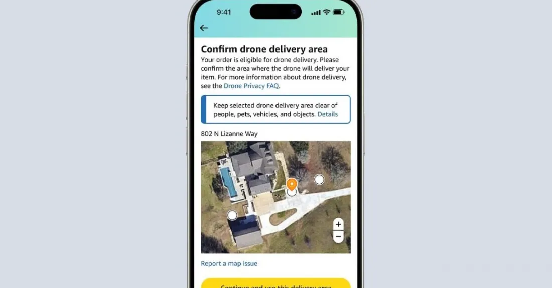 Amazon now delivers iPhones and Galaxy smartphones with drones
