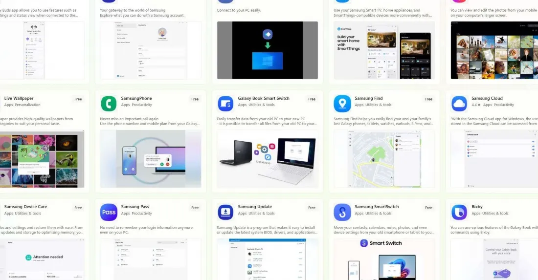 Samsung's Galaxy apps now work on non-Galaxy Windows laptops