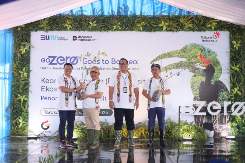 Telkom GoZero% Tanam 5.000 Mangrove di Tarakan, Bukti Nyata ESG