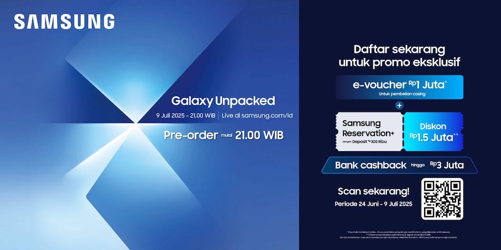 Content image for article: Samsung Buka Pre-Order Next Galaxy 9 Juli, Dapatkan Diskon Rp1,5 Juta