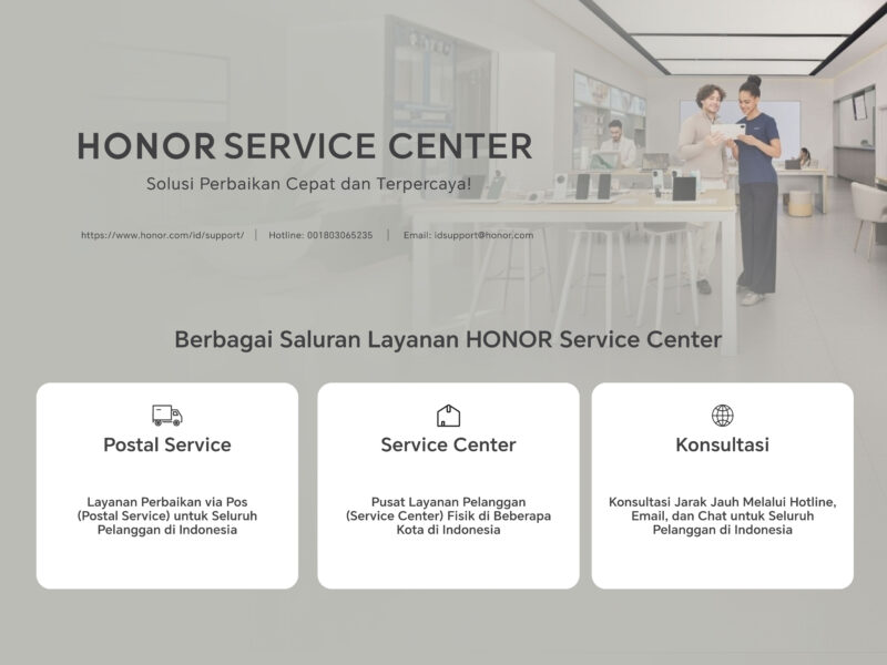 HONOR Perluas Layanan Purna Jual Resmi di Indonesia