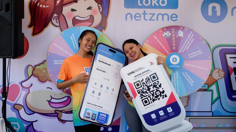Netzme Dorong Transaksi Non-Tunai di QRIS Summer Run Bali 2025 dan Bazar DKI